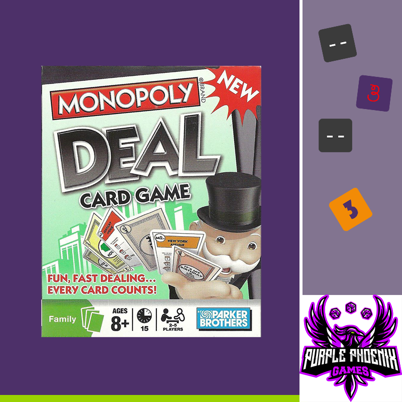 Monopoly Deal Review – Purple Phoenix Games
